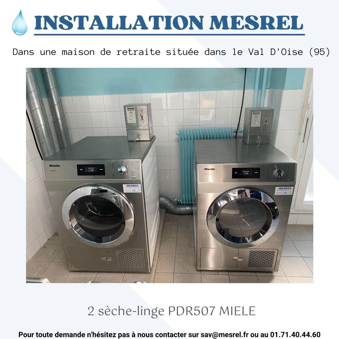 Installation MESREL d'appareils MIELE