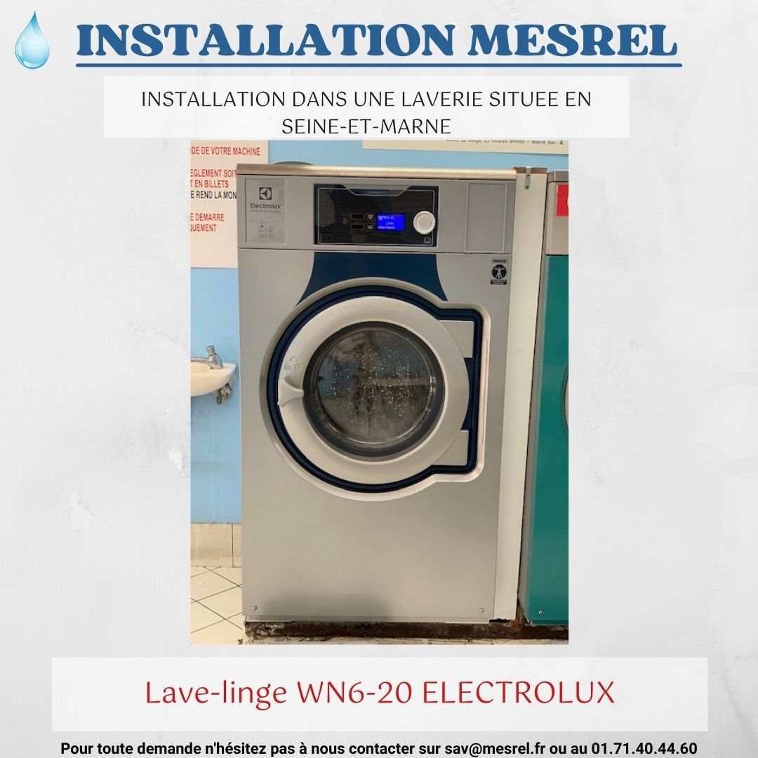 Installation d'un lave-linge Electrolux