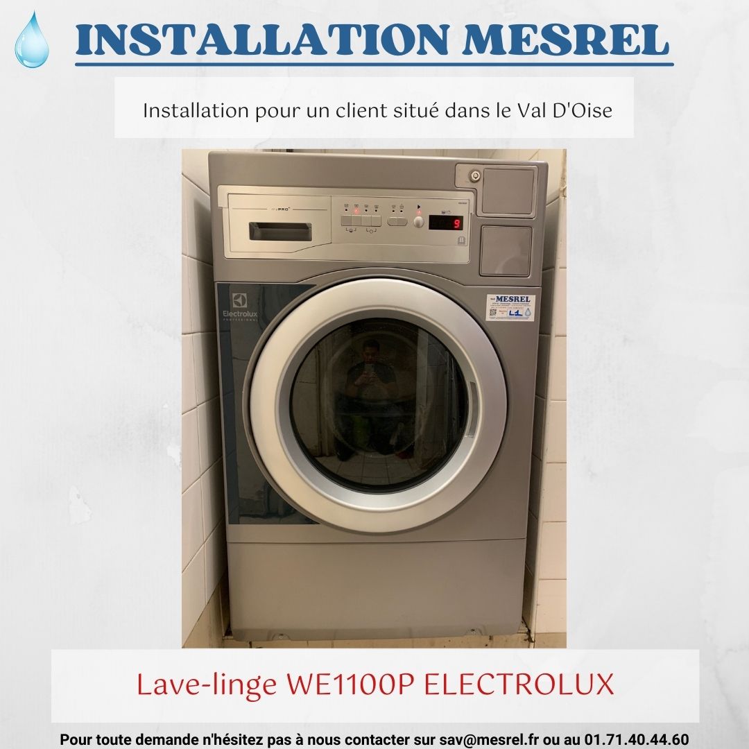 Installation d'une lave-linge MyPro