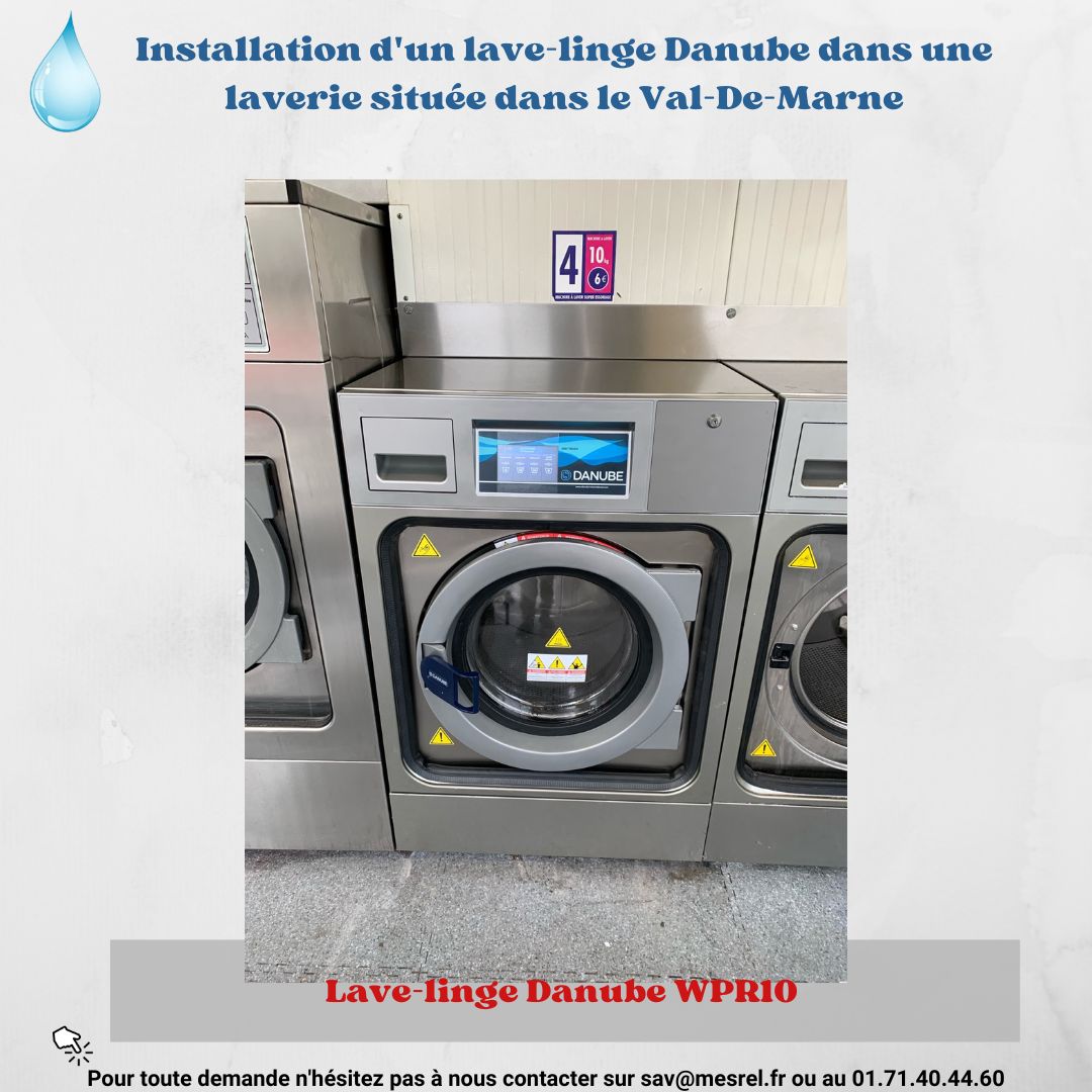 Installation d'un lave-linge Danube à Valenton